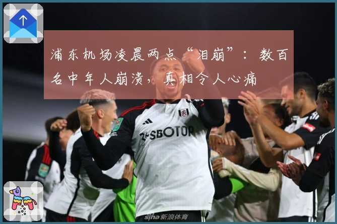 浦东机场凌晨两点“泪崩”：数百名中年人崩溃，真相令人心痛